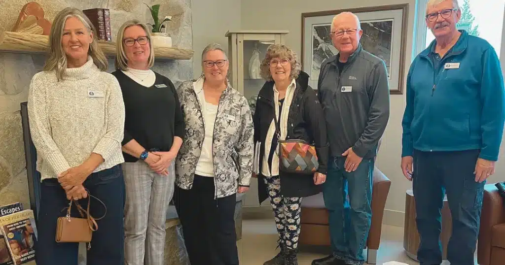 NWHS Board and Staff pose for a group photo while on their Hospice Tours